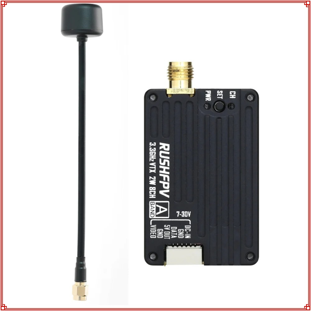 Fpv Drone Transmitter - Nuevo Transmisor RUSHFPV 3.3G 2W VTX