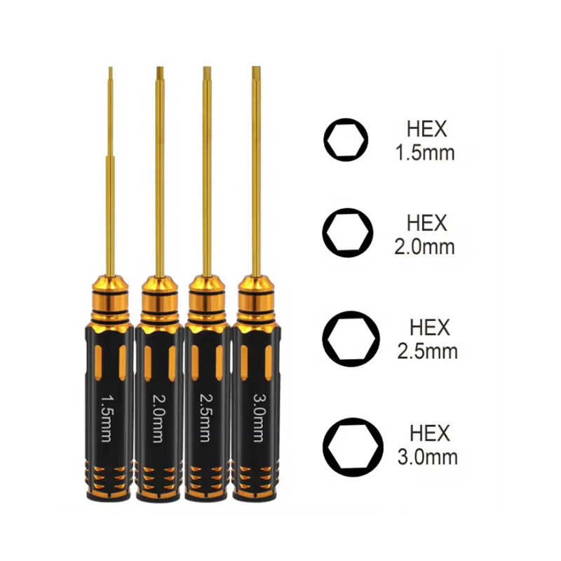 Fpv Drone Tool Kit - Juego de destornilladores hexagonales de titanio,