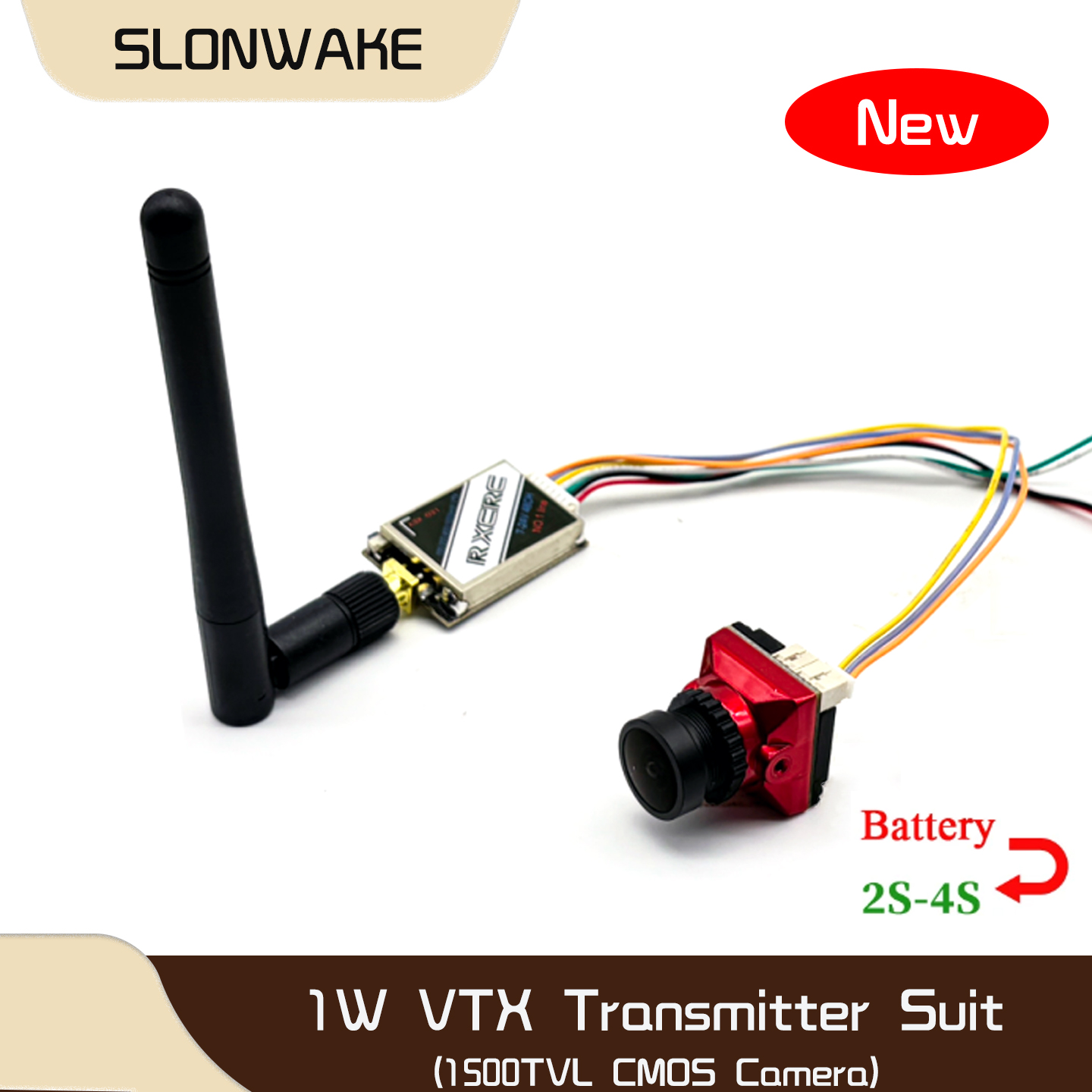 Fpv Drone Transmitter - Transmisor de Video Ajustable SLONWAKE 5.8G