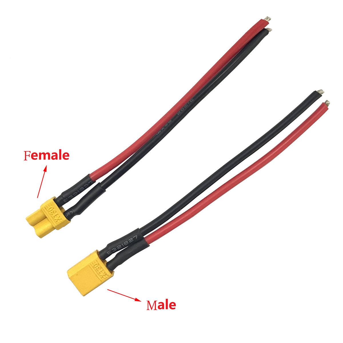 Fpv Drone Charger - Conector macho y hembra XT30 con