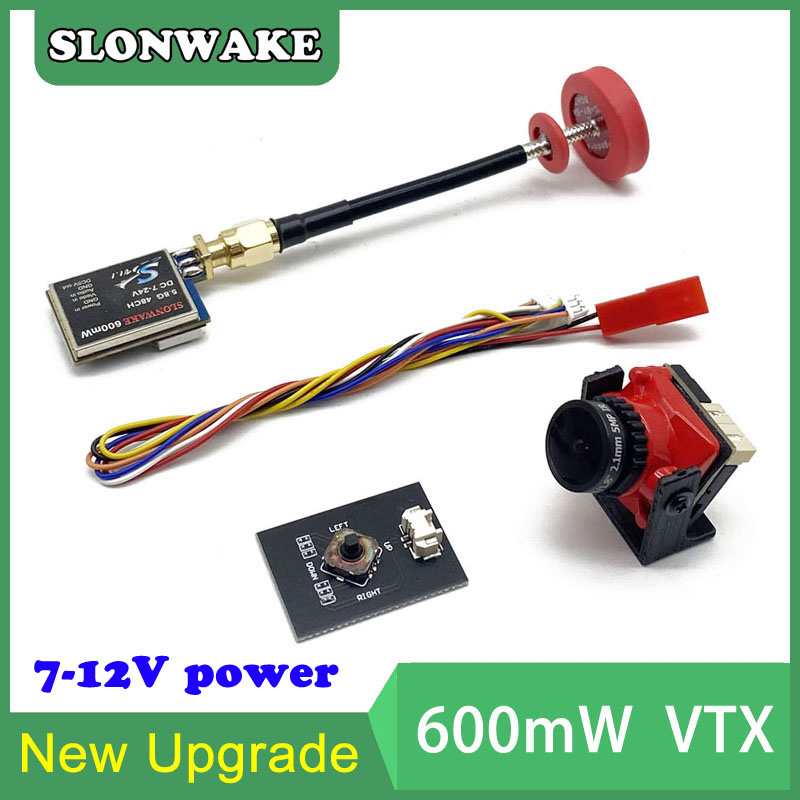 5,8G 48CH 600mW VTX-CAM ajusta - Fpv Drone Transmitter reseña y precio