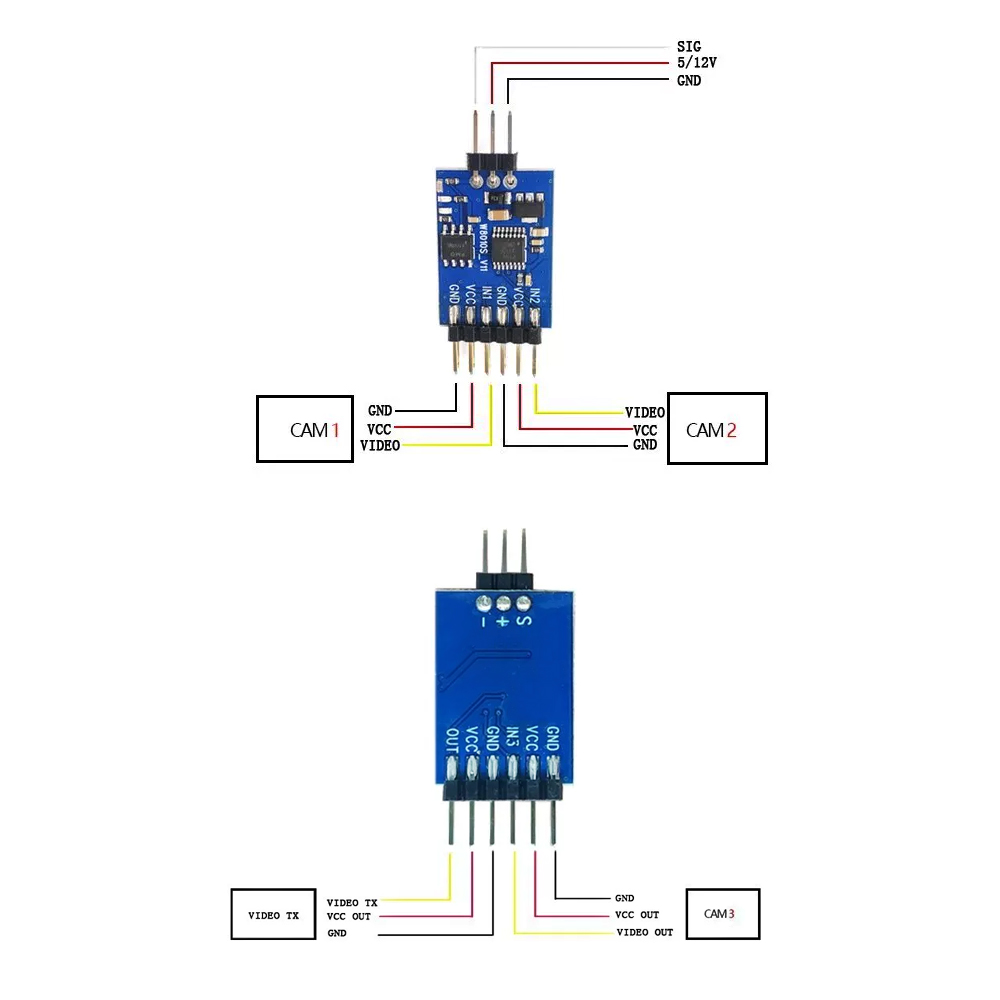 Módulo de conmutador de vídeo  - Fpv Drone Receiver reseña y precio