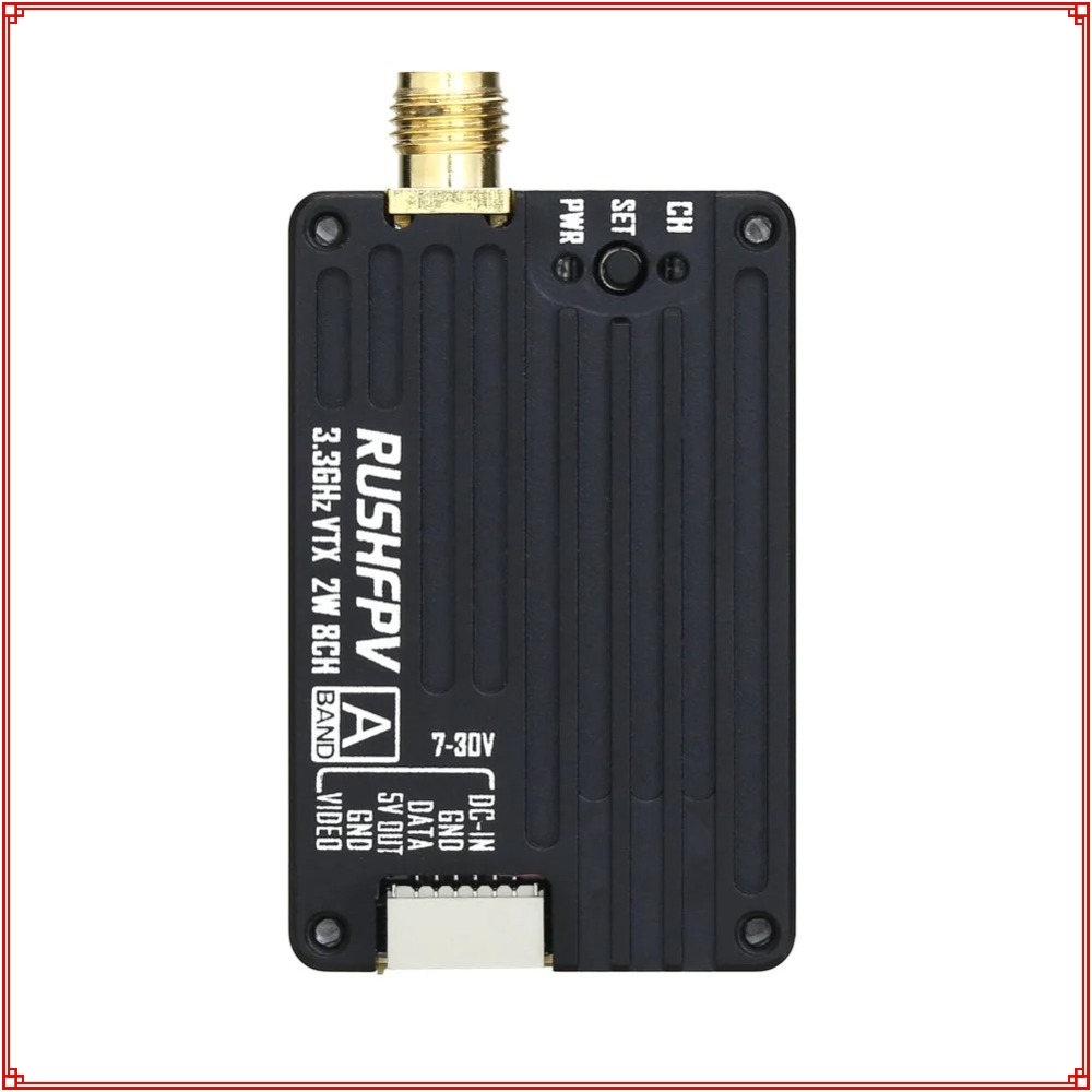 Nuevo Transmisor RUSHFPV 3.3G  - Fpv Drone Transmitter reseña y precio
