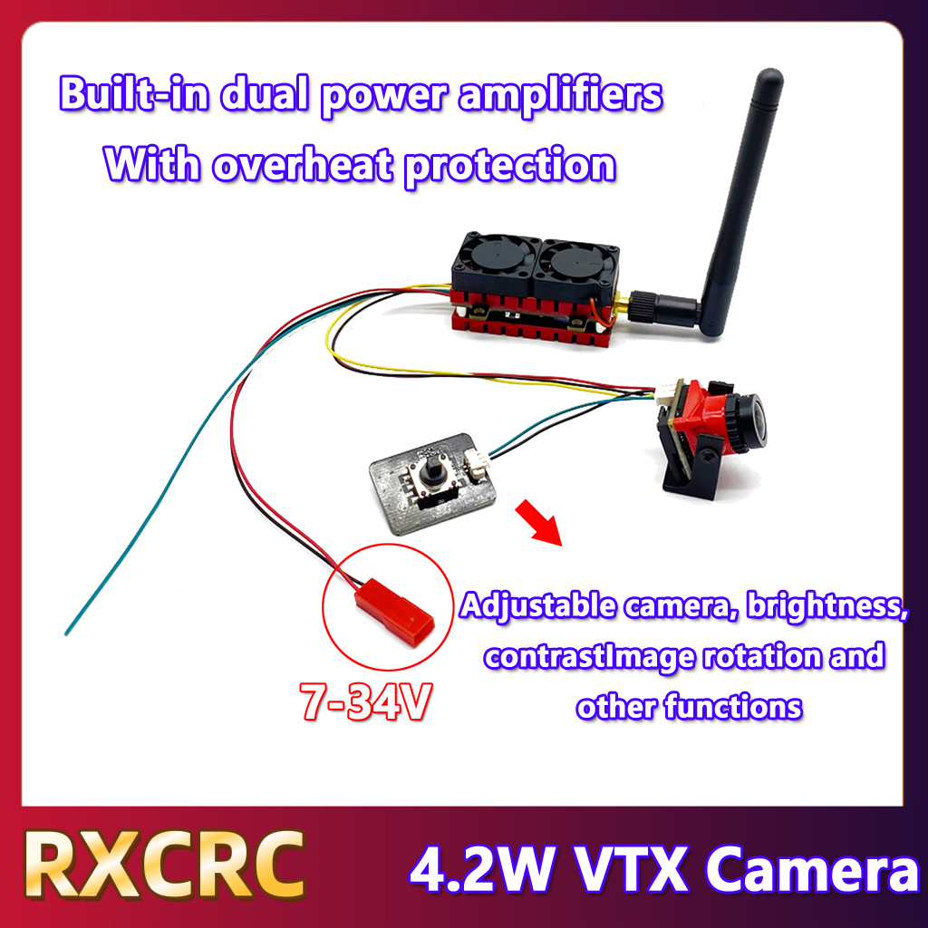 RXCRC 5,8G 48CH 4,2 W transmis - Fpv Drone Transmitter reseña y precio