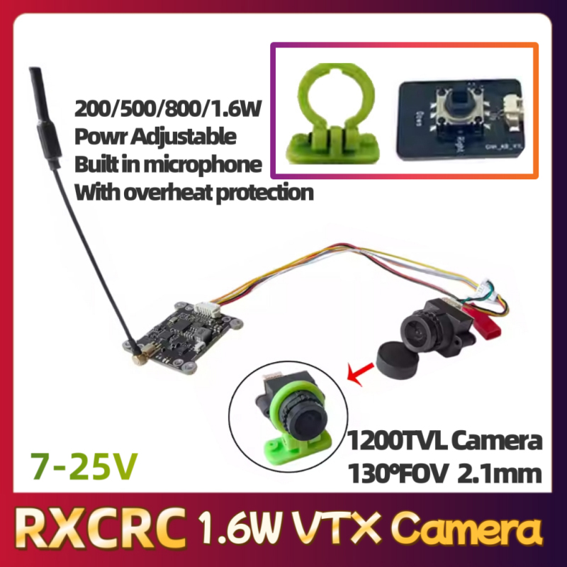 Módulo RXCRC 5.8G 48CH 1.6W VT - Fpv Drone Transmitter reseña y precio
