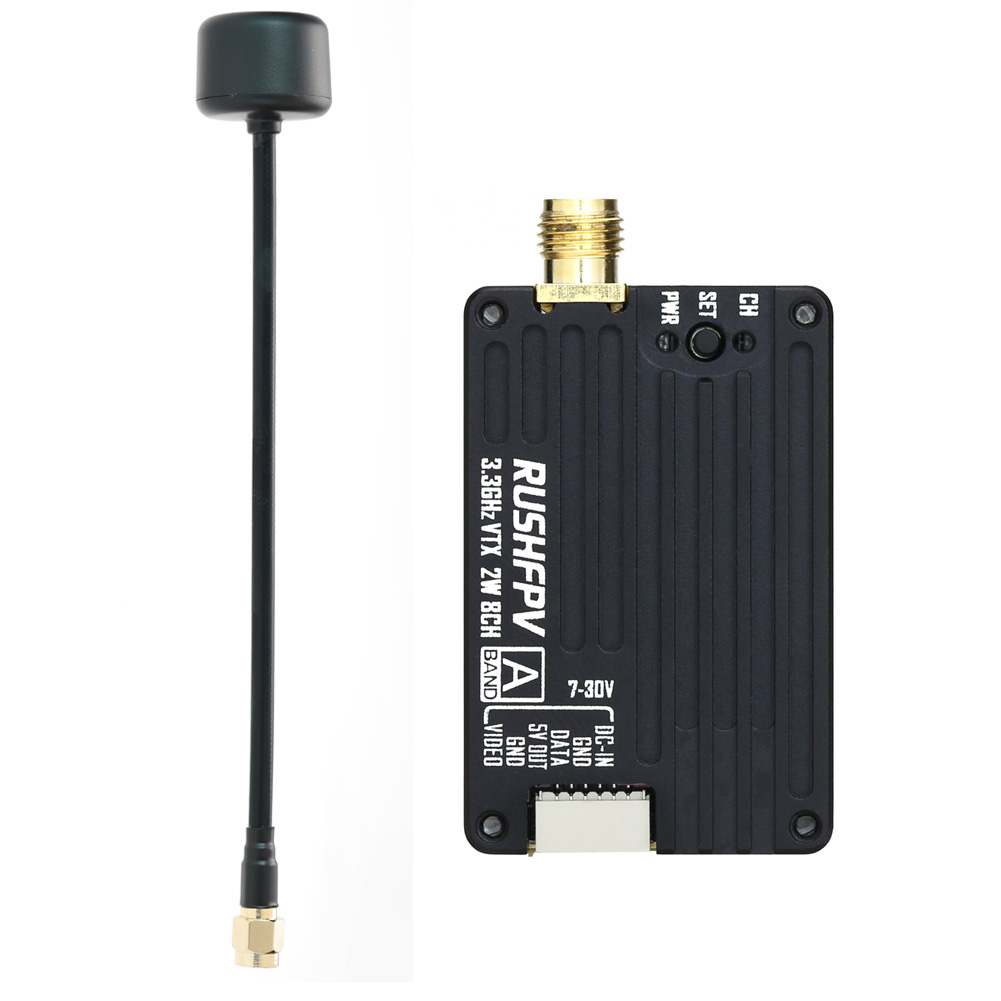 Transmisor VTX RUSHFPV 3.3G 2W - Fpv Drone Transmitter reseña y precio
