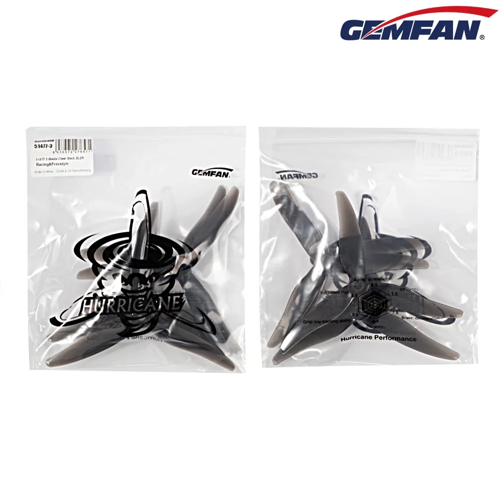 10 pares (10CW + 10CCW) Gemfan - Fpv Drone Propeller reseña y precio