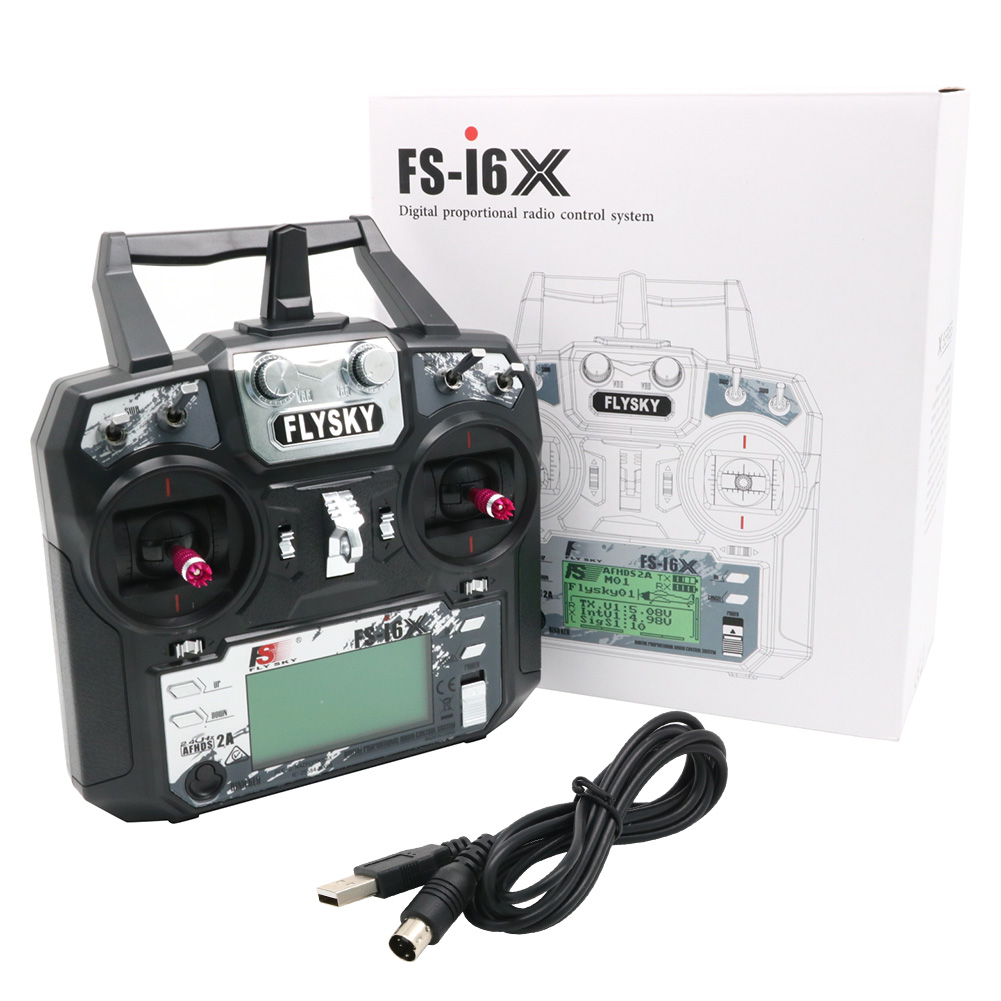 FLYSKY FS-i6X FS i6X 10CH 2,4  - Fpv Drone Battery reseña y precio
