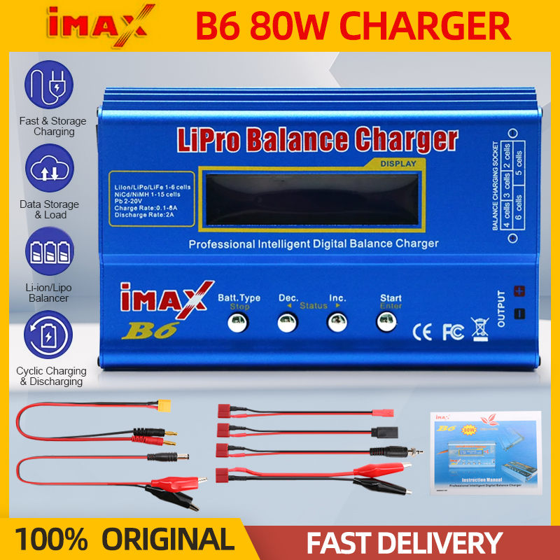 Cargador de batería iMAX B6 80 - Fpv Drone Charger reseña y precio