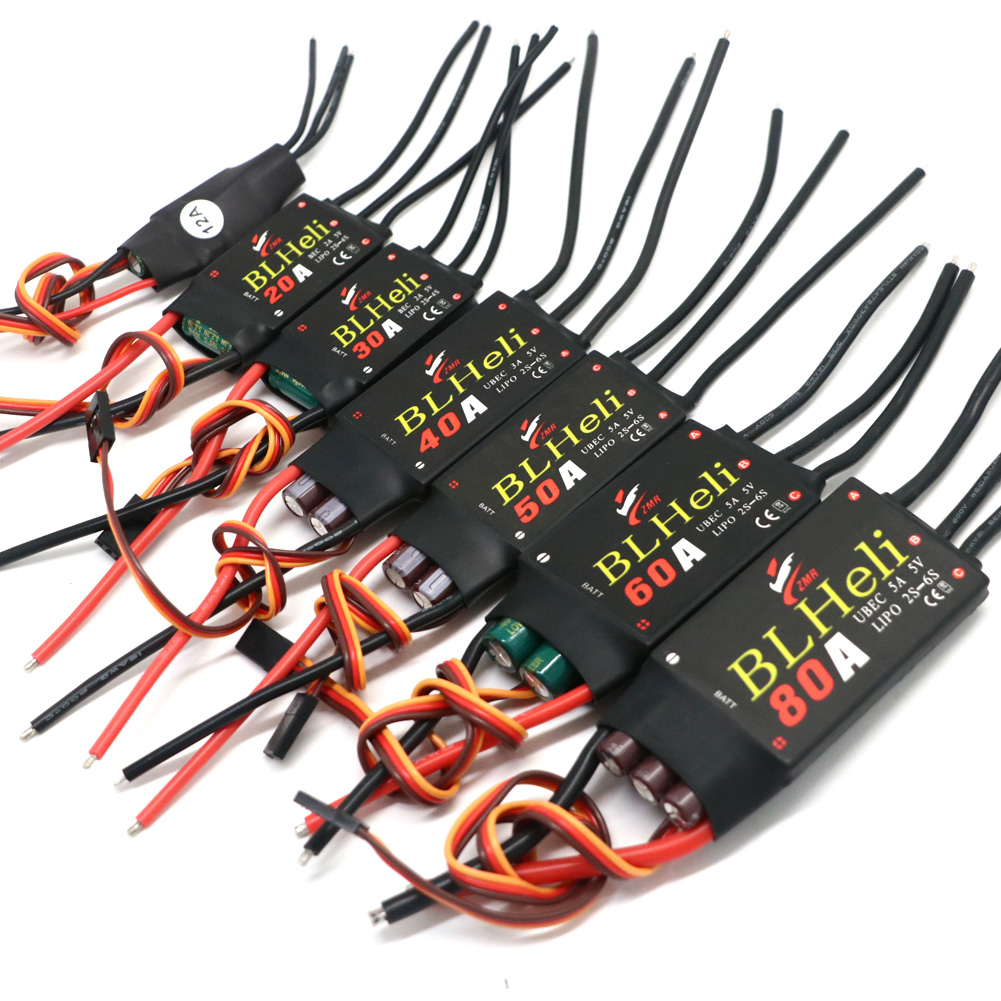 BLHeli sin escobillas ESC 80A  - Fpv Drone Receiver reseña y precio